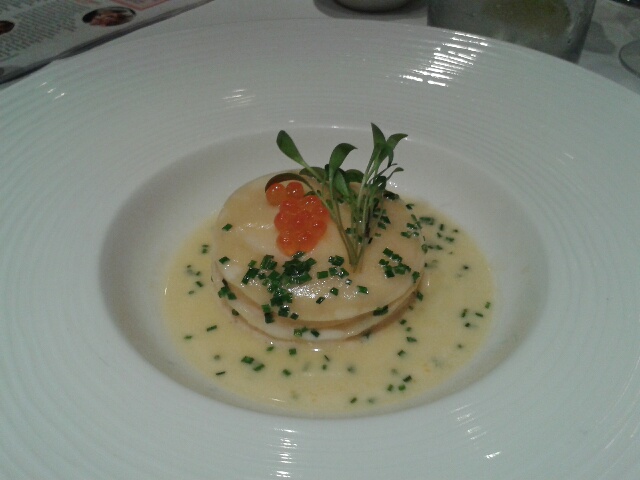 Cannizaro House Wimbledon Steamed Scottish lobster mousse and scallop lasagna