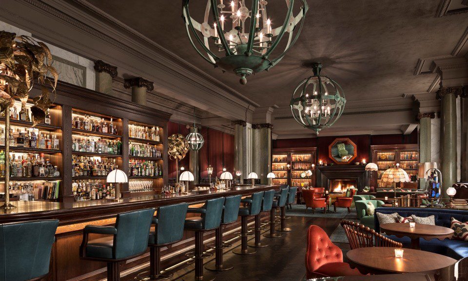 Scarfes bar at the Rosewood London