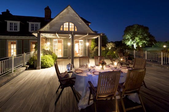 roof terrace Marryat suite at Chewton Glen