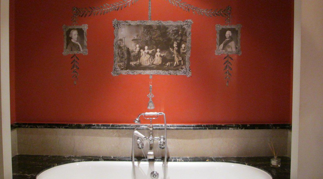 bathroom in the Prince of Wales suite Cliveden