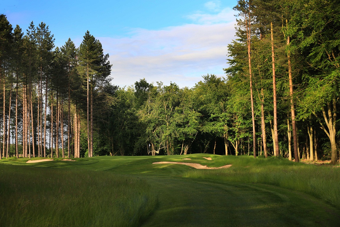 second hole in the 18-hole golf course at centurion golf club Hertfordshire