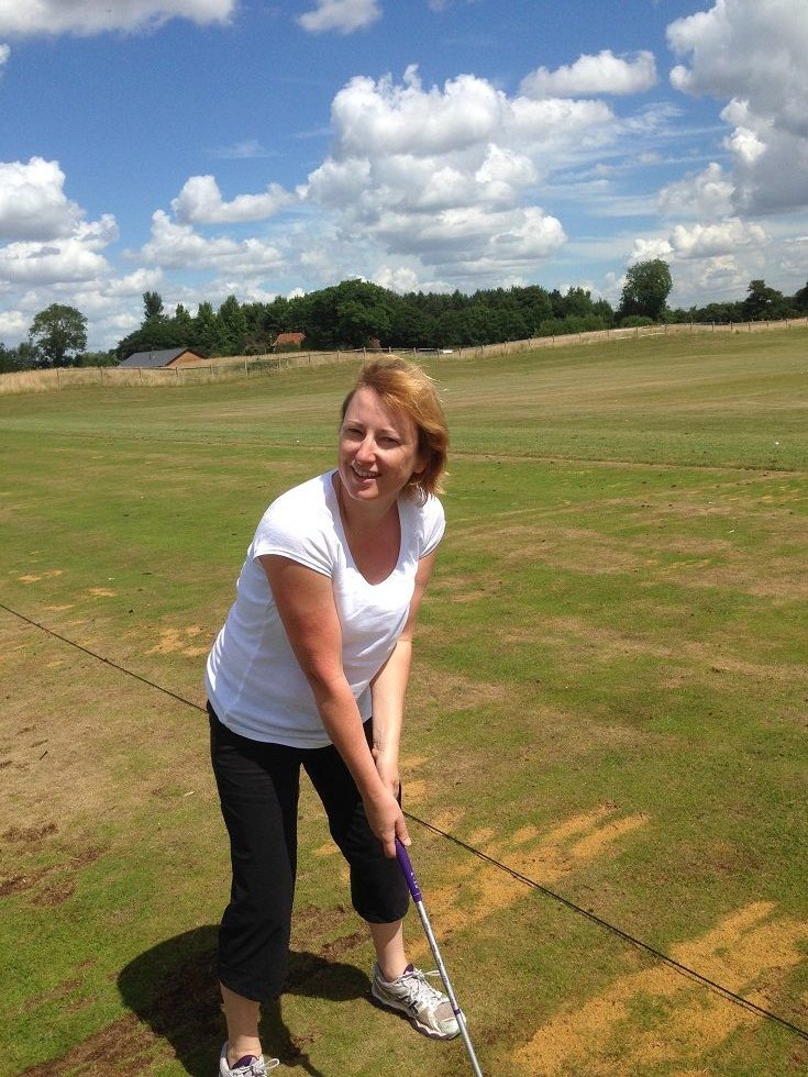 playing golf at the centurion golf club Hertfordshire