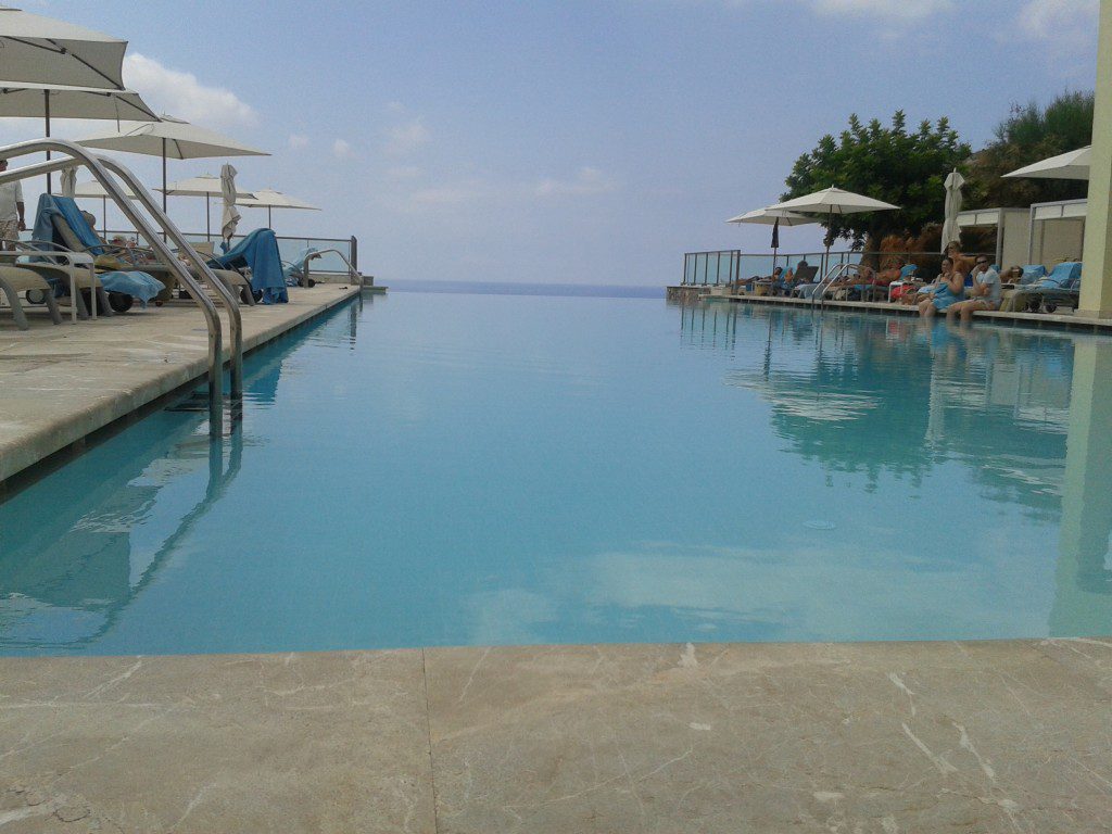 infinity pool at Jumeirah Port Soller hotel