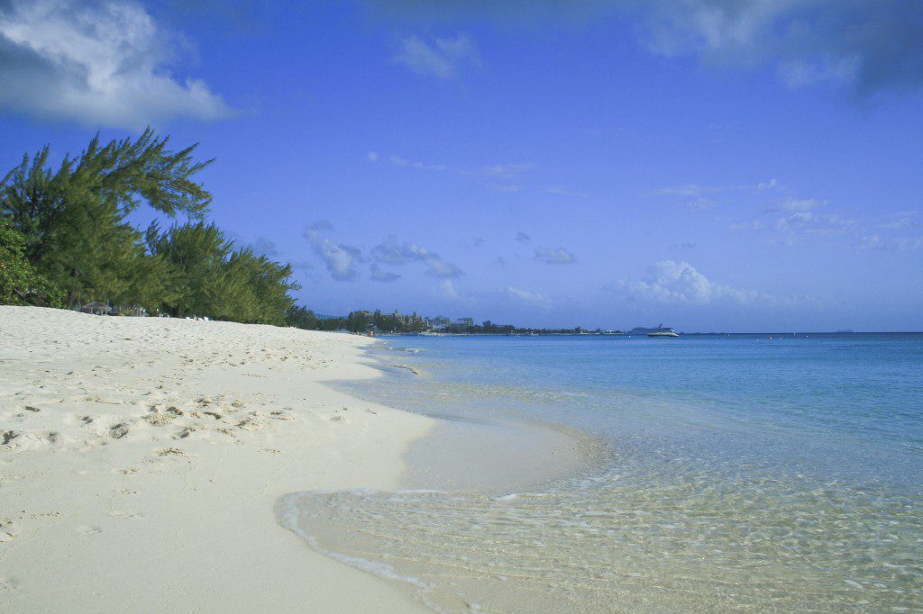 seven mile beach in the Cayman Islands