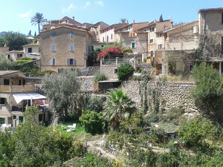 The winding streets of Deia