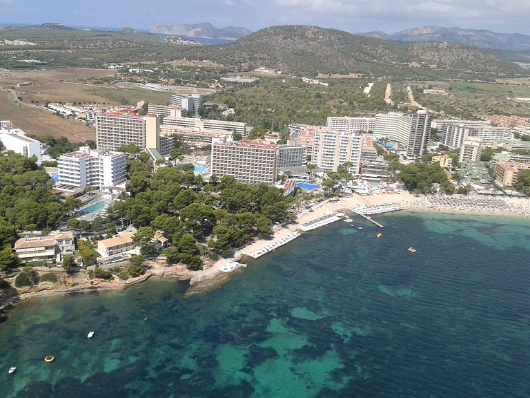 Magaluf from the air 