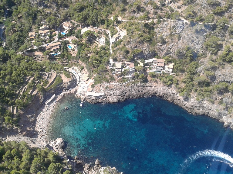 helicopter ride over majorca