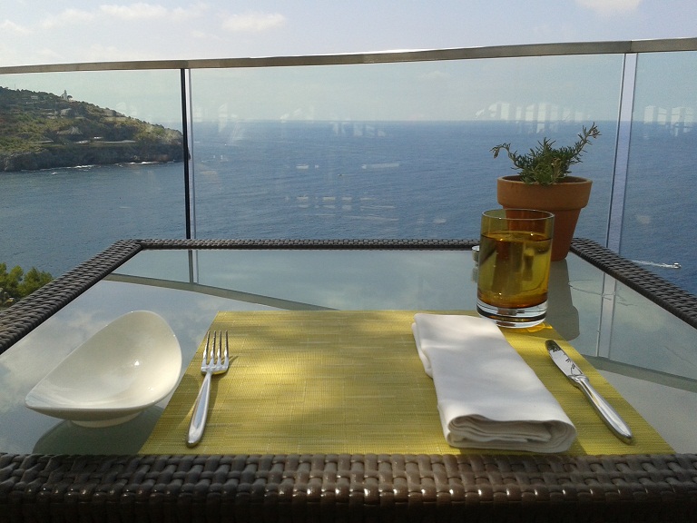 Lunch with a view at the Jumeirah Port Soller