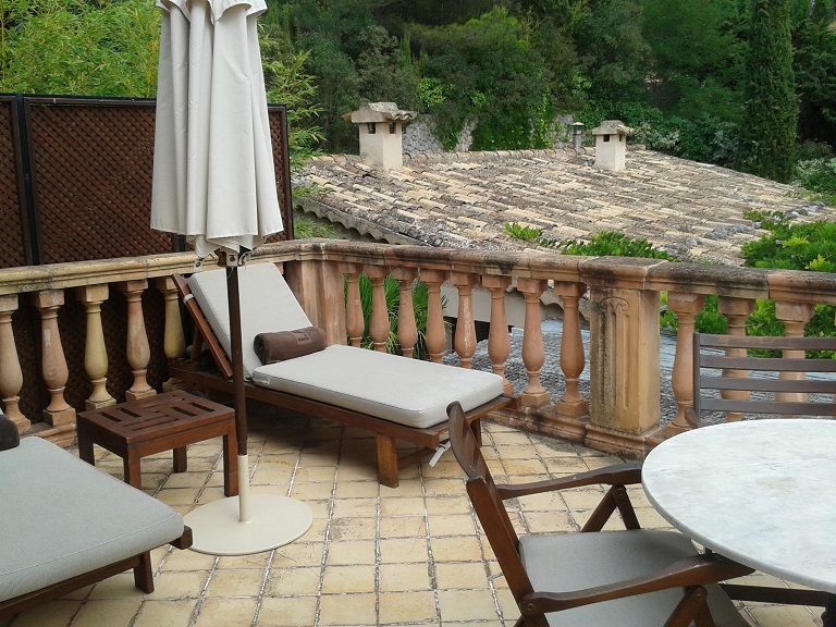 Terrace at Le Residencia