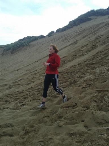 Training on the sand dunes