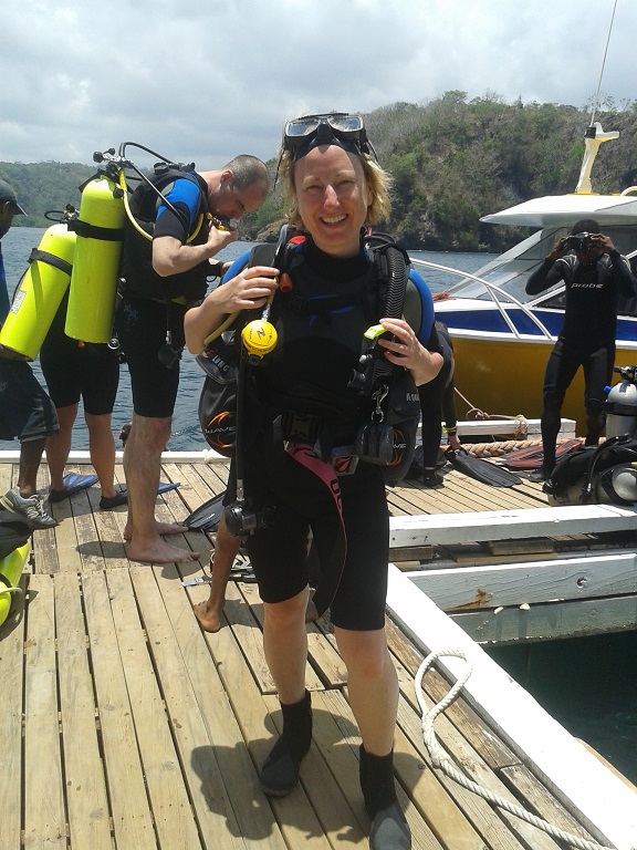 scuba diving on my papua new guinea holiday