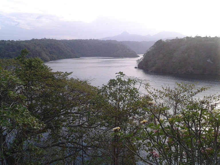 The view from Tufi Dive Resort