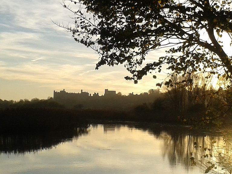 Arundel Castle and the river Arun