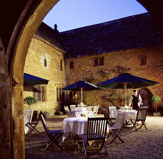 Bailiffscourt Hotel courtyard