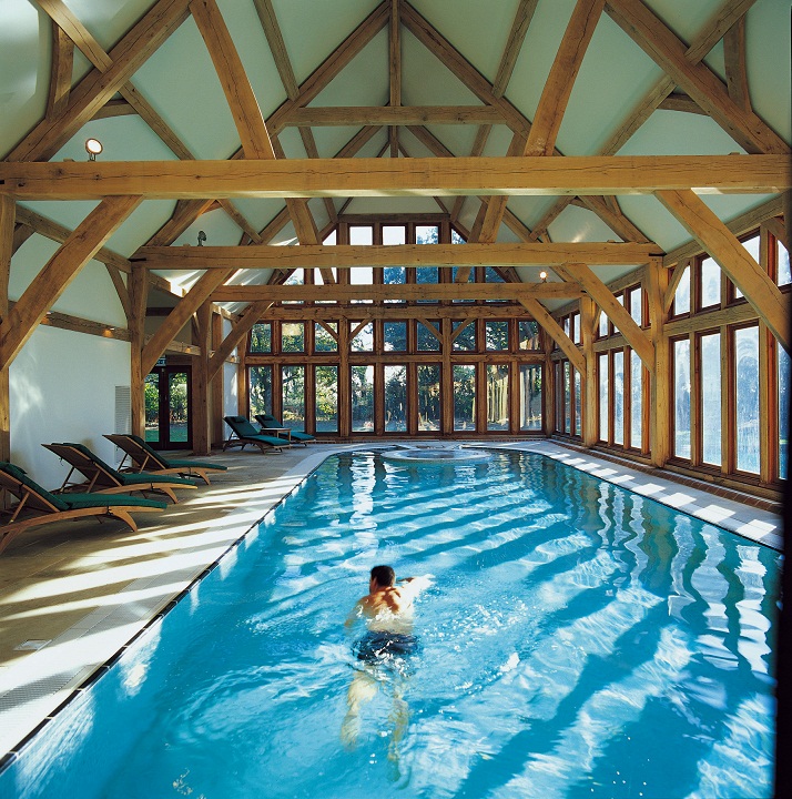 indoor pool at Bailiffscourt