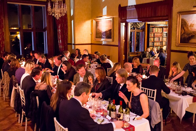 Huntsham Court Burns Night dinner