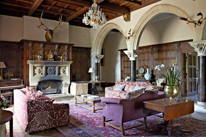 The Great Hall at Huntsham Court