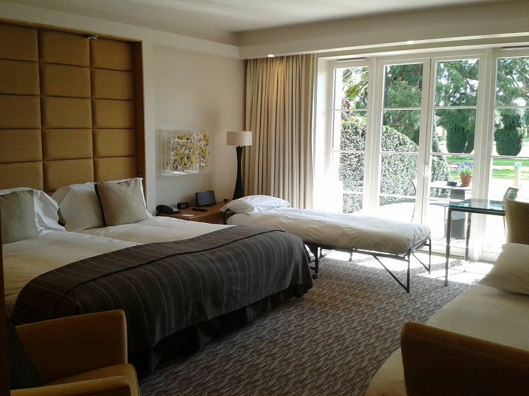 double room at The Grove spa Hotel Hertfordshire