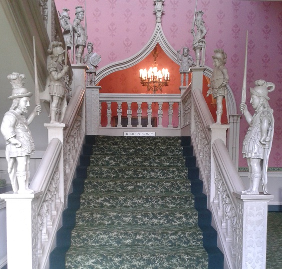 staircase at Hartwell House Buckinghamshire