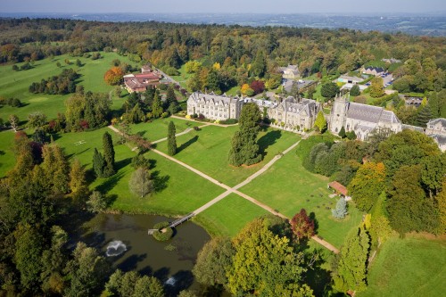 ashdown park hotel from the air