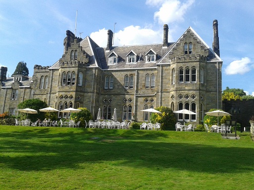 Ashdown Park hotel terrace