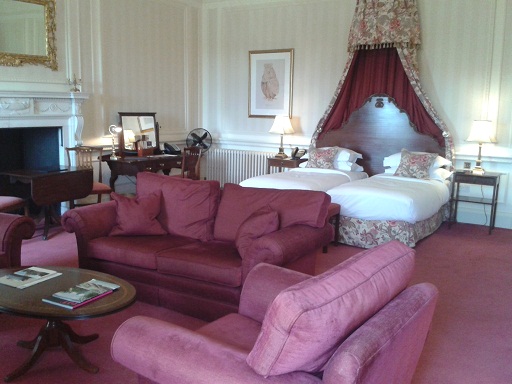The Lady Butter suite was vast, grand and of course, contained Hugh Grant's sink closet 