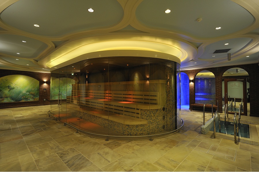 Nirvana spa sauna and steam room