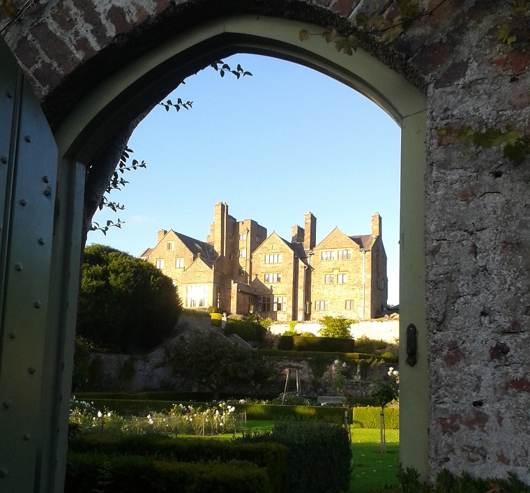 bodysgallen hall exterior in the sunshine