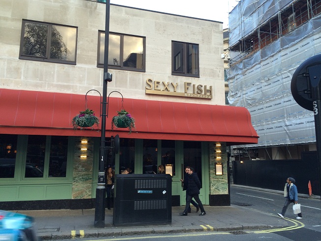 sexy fish restaurant exterior 