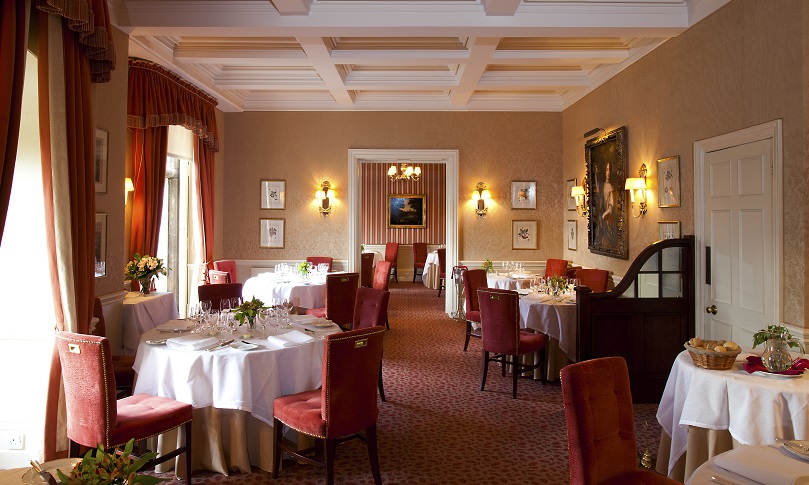 The dining room at Hambleton Hall
