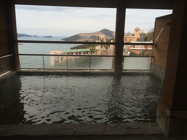 hot baths in at the Toba View hote