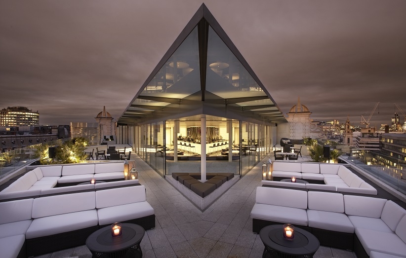 A room (and cocktails) with some serious views at ME London luxury hotel