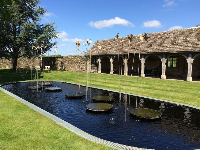 whatley manor water feature