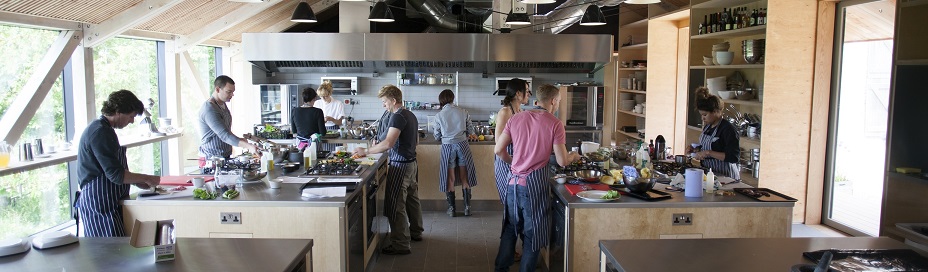 It’s a day of tasty foodie firsts at the River Cottage cookery school