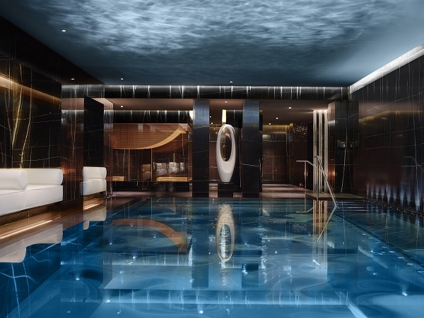 Corinthia hotel's indoor swimming pool