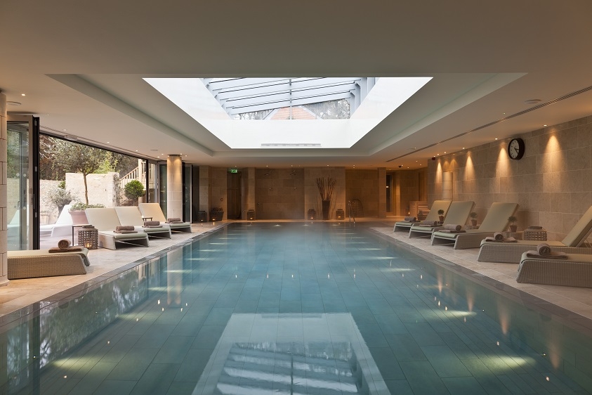 lime wood spa indoor pool