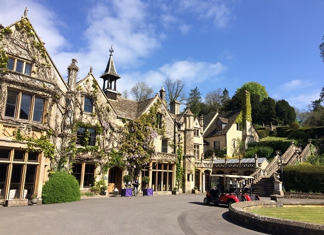 the manor house castle combe front entrance