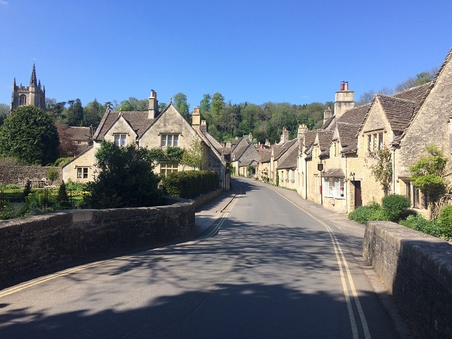 Wiltshire village of Castle Combe