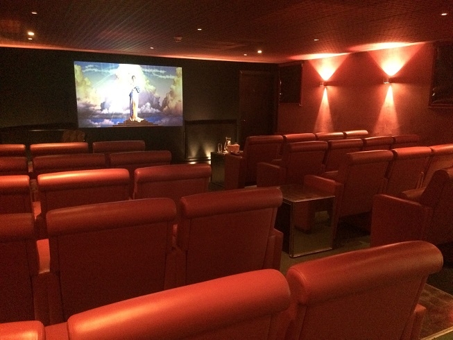private cinema at Whatley manor