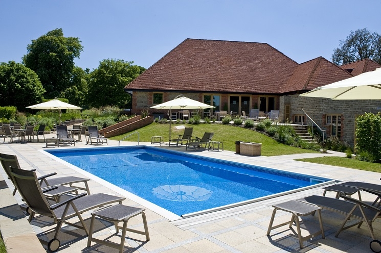 outdoor swimming pool at park house hotel spa
