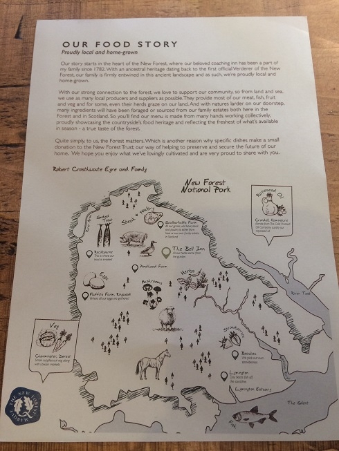 bell inn new forest review the food map of suppliers to the bell inn new forest