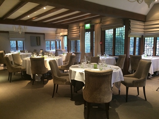 Mulberry restaurant at Langshott Manor Mulberry restaurant at Langshott Manor