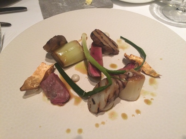 seared breast of wood pigeon