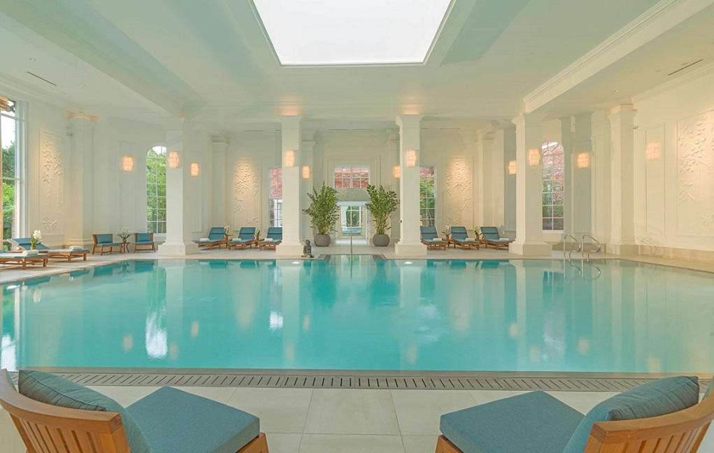 Chewton Glen spa indoor pool