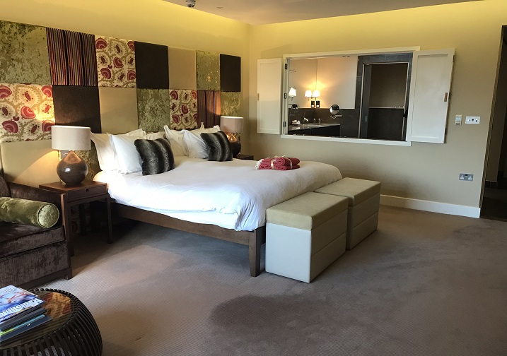 The stylist and spacious spa rooms at Ockenden Manor