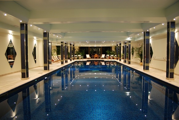 swimming pool at Bovey Castle