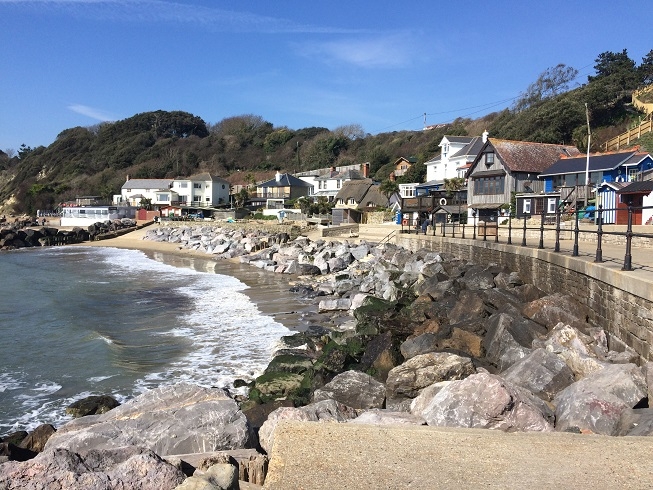 Steephill Cove beach on the Isle of Wight 