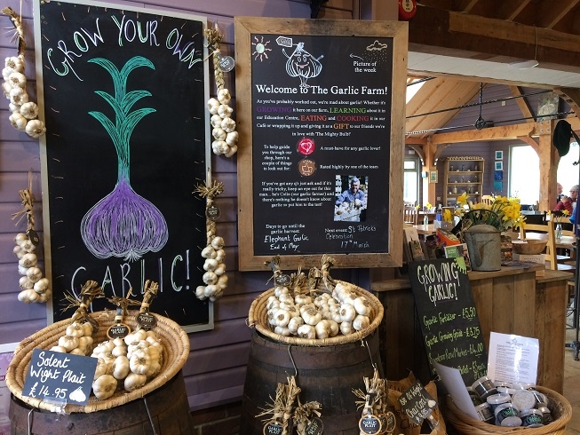 Garlic Farm on the Isle of Wight