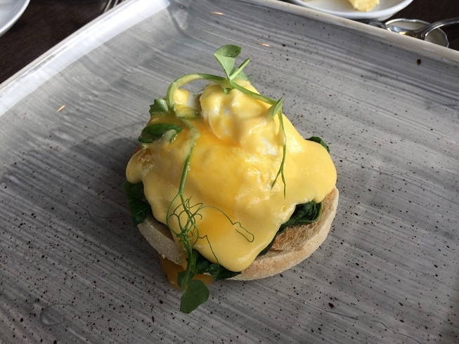 Rowhill Grange eggs Florentine