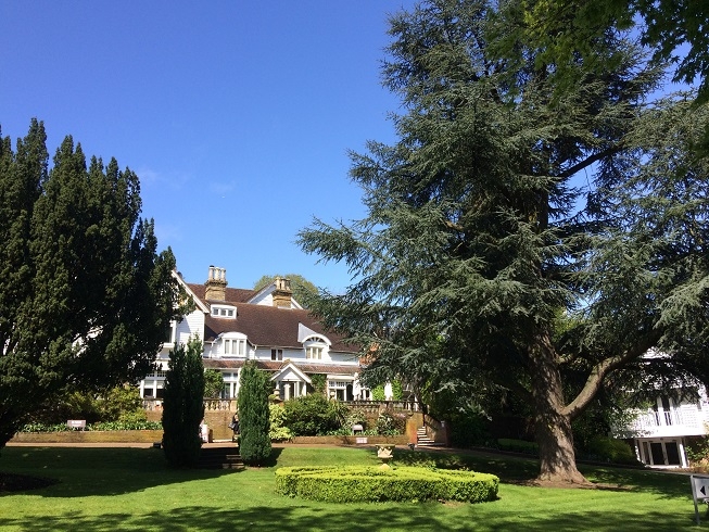 Rowhill Grange hotel in the sunshine